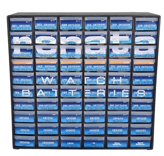 Renata Battery Storage Box - Watch Accessories & Batteries/Watch Strap Display Stands