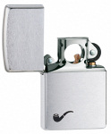 Zippo 200PL 60001199 Brushed Chrome pipe lighter - Zippo/Zippo Lighters
