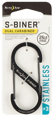 S-Biner� Stainless Steel Dual Carabiner SB3-03-01