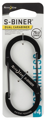 S-Biner� Stainless Steel Dual Carabiner SB4-03-01