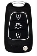 Hook 4084 KD041 - HYUNDAI STYLE FLIP 3 BUTTON for KEY DIY KD900 B SERIES REMOTE - Keys/KDX2 Universal Remotes & Chips