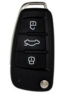 Hook 4083 KD039 - AUDI STYLE FLIP 3 BUTTON KDB02 for KEY DIY KD900 B SERIES REMOTE - Keys/KDX2 Universal Remotes & Chips