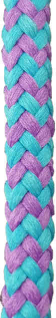Climbing Boot Laces Loose Aqua/Purple Laces 150cm (per pair) - Shoe Care Products/Shoe String Laces