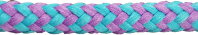 Hiking Boot Laces 150cm Loose Aqua / Purple (per pair)