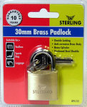 ..........BPL132 30mm Brass Padlock