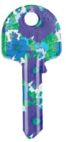 Hook 4009 Blue Floral (252) UL2 Fun Key F167