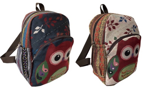 ..LL121 (RO5) Canvas Back Pack 38.5 x 27 x 14cm