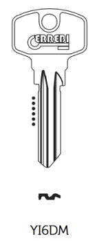 hook 4040 YL22 Yi22 YI6DM Yale YA91 YA-85D Taper Head 6 Pin - Keys/Cylinder Keys- General