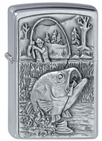 Zippo 2000407 Bass Fishing Emblem - Zippo/Zippo Lighters