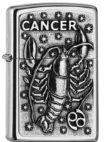 Zippo 2006504 Cancer Zodiac V19 Emblem - Zippo/Zippo Lighters