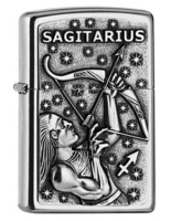 Zippo 2006505 Sagitarius Zodiac V19 Emblem - Zippo/Zippo Lighters