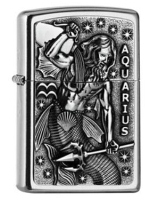 Zippo 2006508 Aquarius Zodiac V19 Emblem - Zippo/Zippo Lighters