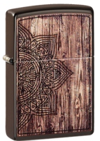 Zippo 60005220 (49184) Wood Mandala Design - Zippo/Zippo Lighters