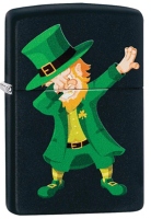 Zippo 49124 Dabbing Leprechaun Design - Zippo/Zippo Lighters