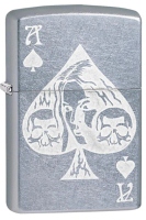 Zippo 49113 Ace of Spades Goth 60005242 - Zippo/Zippo Lighters