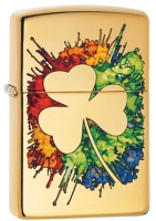 Zippo 49125 Graffiti Clover Design - Zippo/Zippo Lighters