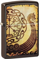 Zippo 49182 Viking Warship Design - Zippo/Zippo Lighters