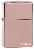 Zippo 49190ZL 60005213 Classic High Polish Rose Gold Zippo Logo - Zippo/Zippo Lighters