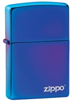 Zippo 29899ZL Classic High Polish Indigo Zippo Logo - Zippo/Zippo Lighters