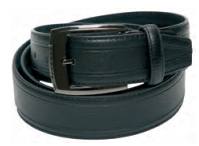 2765 Black Grain Effect Belts 1.1/2 (Pack of 12 Assorted Sizes)