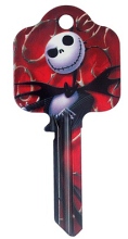 Hook 4106 F648 Jack & Sally Nightmare Before Xmas UL2 Fun Keys - Keys/Licenced Fun Keys