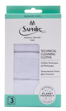 Saphir Medaille dOr Paris Sneaker Cleaning Cloth (Pack 3) M2505009 - Shoe Care Products/Medaille dOr 1925 Paris