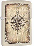 Zippo 60004086 216-064740 White Matte Compass - Zippo/Zippo Lighters