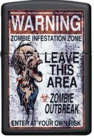 Zippo 60004767 218-072554 Zombie Warning Design - Zippo/Zippo Lighters