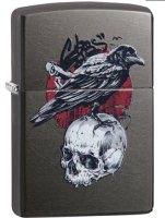 Zippo 60004788 28378-072921 Raven Skull Design - Zippo/Zippo Lighters