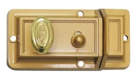 0508 STANDARD TRADITIONAL NIGHTLATCH POLISHED BRASS BOXED