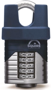 Squire VULCAN COMBI60CS 60mm Padlock - Closed Shackle - 5 Wheel