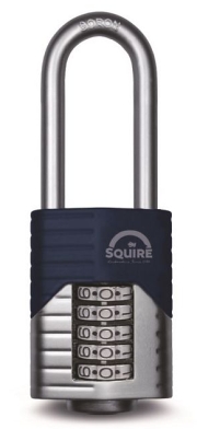 Squire VULCAN COMBI 60/2.5 60mm Padlock - Long Shackle 2.5 - 5 Wheel