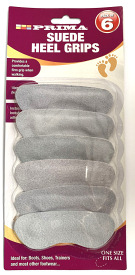 ..Suede Heel Grips Prima (card of 6) - Tarrago Shoe Care/Insoles