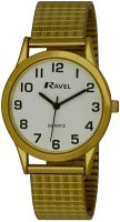 R0201021S RAVEL GENTS EXPANDER WATCH Gold Strap - Watch Accessories & Batteries/Watches