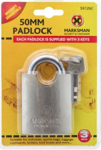 50mm Marksman Beam Blade Padlock 59126C