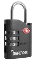 DFTSACOMBI35 Squire Defender TSA 35mm Combination Padlock