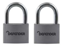 DFAL4T Twin Pack Squire Defender 40mm Aluminium Padlock