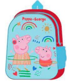 ***100E29-9434 Peppa Pig Kids Backpack Bag - Leather Goods & Bags/Holdalls & Bags