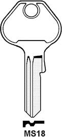IKS MS18 Silca - Keys/Cylinder Keys- Specialist