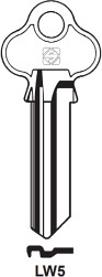 IKS LW5 Silca - Keys/Cylinder Keys- Specialist