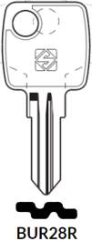 IKS BUR28R Silca - Keys/Cylinder Keys- Specialist