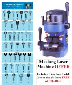 **Mustang TM303 Laser Key Machine SPECIAL OFFER