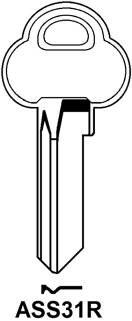 IKS ASS31R Silca JMA = AS-F5 - Keys/Cylinder Keys- Specialist