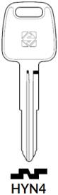 IKS HYN4 Silca - Keys/Cylinder Keys- Specialist