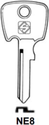 IKS NE8 Silca - Keys/Cylinder Keys- Specialist