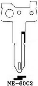 Hook 4010 NE-60C2 JMA RENAULT Blade Only - Keys/Key Blades