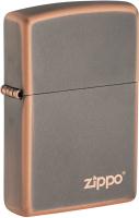 Zippo 49839ZL-000002 RUSTIC BRONZE wth ZIPPO LOGO 60006257 - Zippo/Zippo Lighters