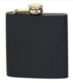 X57222 6oz Flask Matt Black in gift box