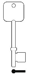 Hook 5431 L470 - BZ300 Zoo 3L KEY BLANK - Keys/Mortice Keys