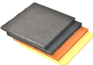 3 Sheets Indiana 055 Golden Rubber Sheets 51cm x 61cm ( 1sheet each Black Brown & Caramel) - Shoe Repair Materials/Sheeting